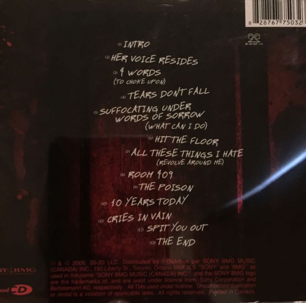 Poison - Bullet For My Valentine (CD/DVD) music collectible [Barcode 886970902120] - Main Image 2