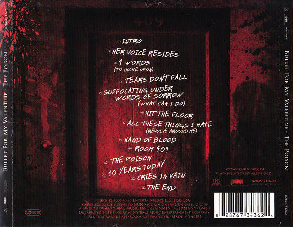 Poison - Bullet For My Valentine (CD/DVD) music collectible [Barcode 886970902120] - Main Image 3