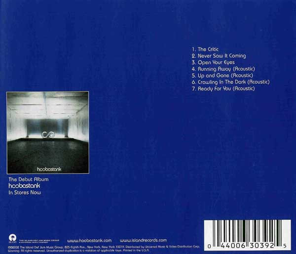 Hoobastank - Hoobastank (CD) music collectible - Main Image 4