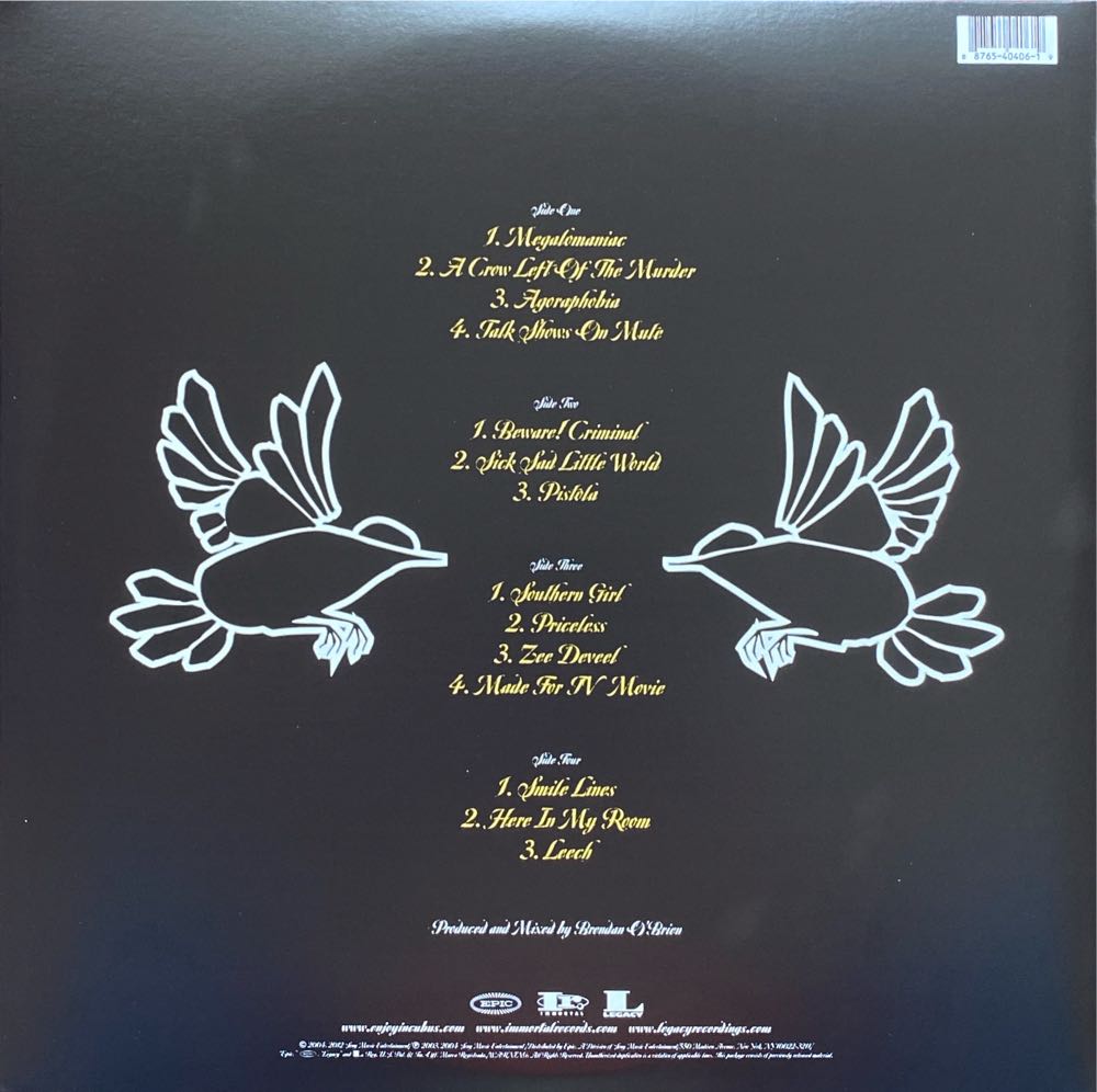 A Crow Left Of The Murder - Incubus (12”) music collectible [Barcode 7509951466932] - Main Image 2