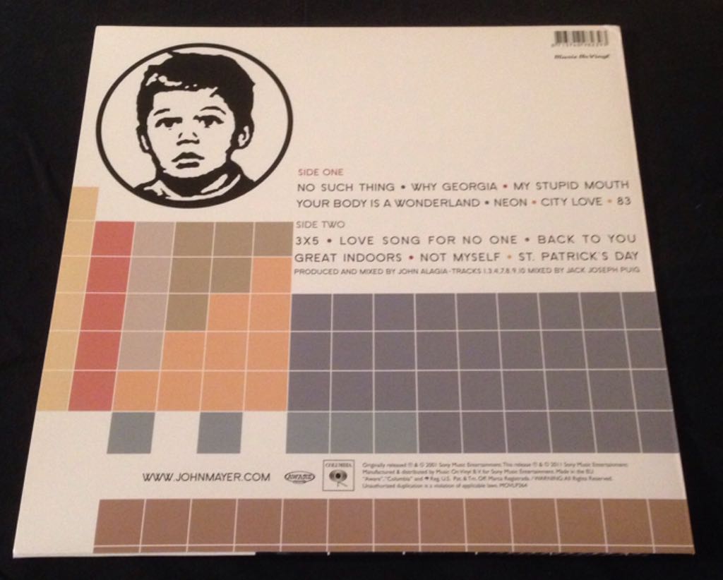 Room For Squares - Mayer, John (CD) music collectible [Barcode 8713748982393] - Main Image 2