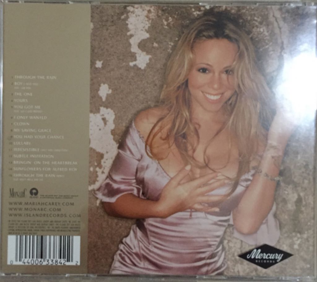 Charmbracelet (MP3) - Carey, Mariah (CD) music collectible [Barcode 602498075432] - Main Image 2