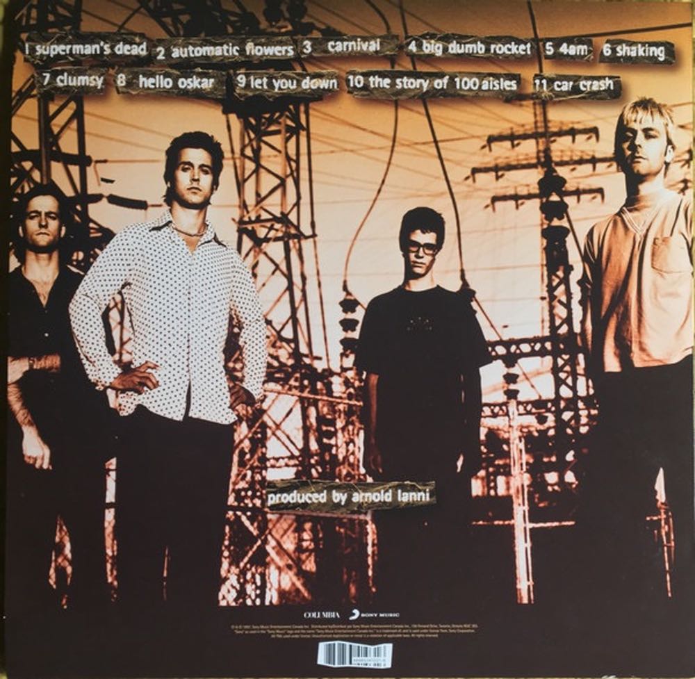 Clumsy - Our Lady Peace (CD - 45:43) music collectible [Barcode 074648024223] - Main Image 2