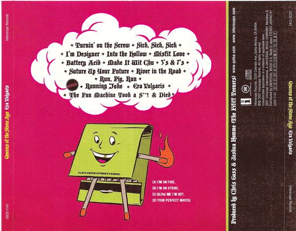 Era Vulgaris - Queens Of The Stone Age (CD - 48) music collectible [Barcode 602517352162] - Main Image 3