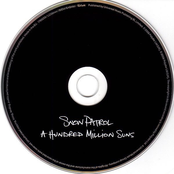 A Hundred Million Suns - Snow Patrol (CD - 58) music collectible [Barcode 602517852631] - Main Image 4