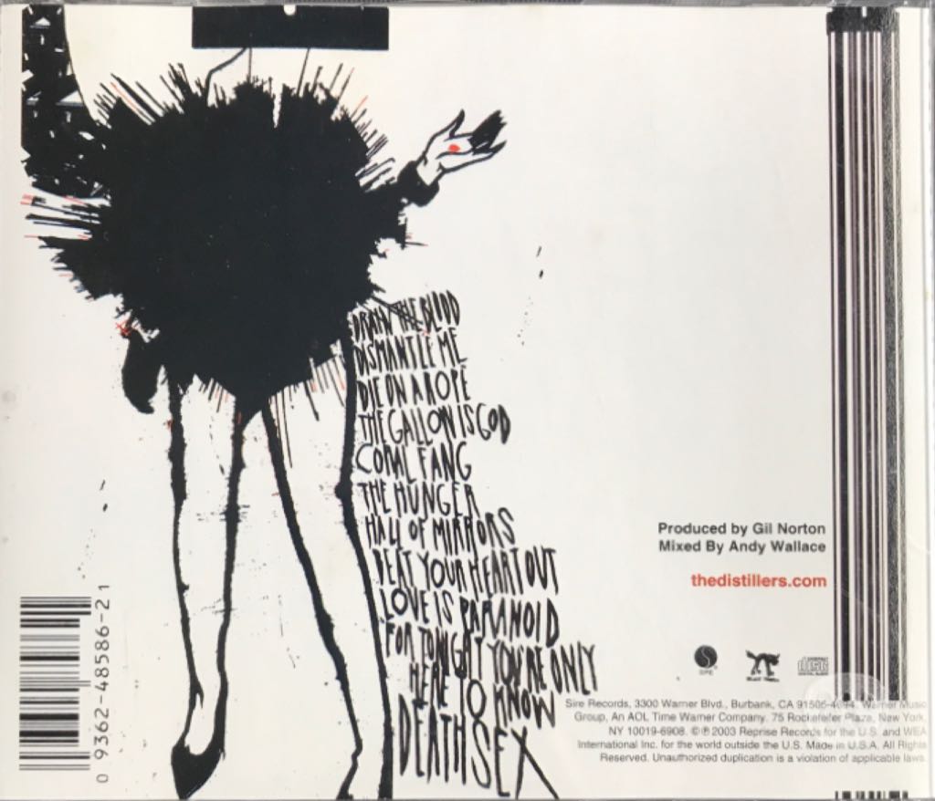 Coral Fang - Distillers, The (CD) music collectible [Barcode 093624858621] - Main Image 2