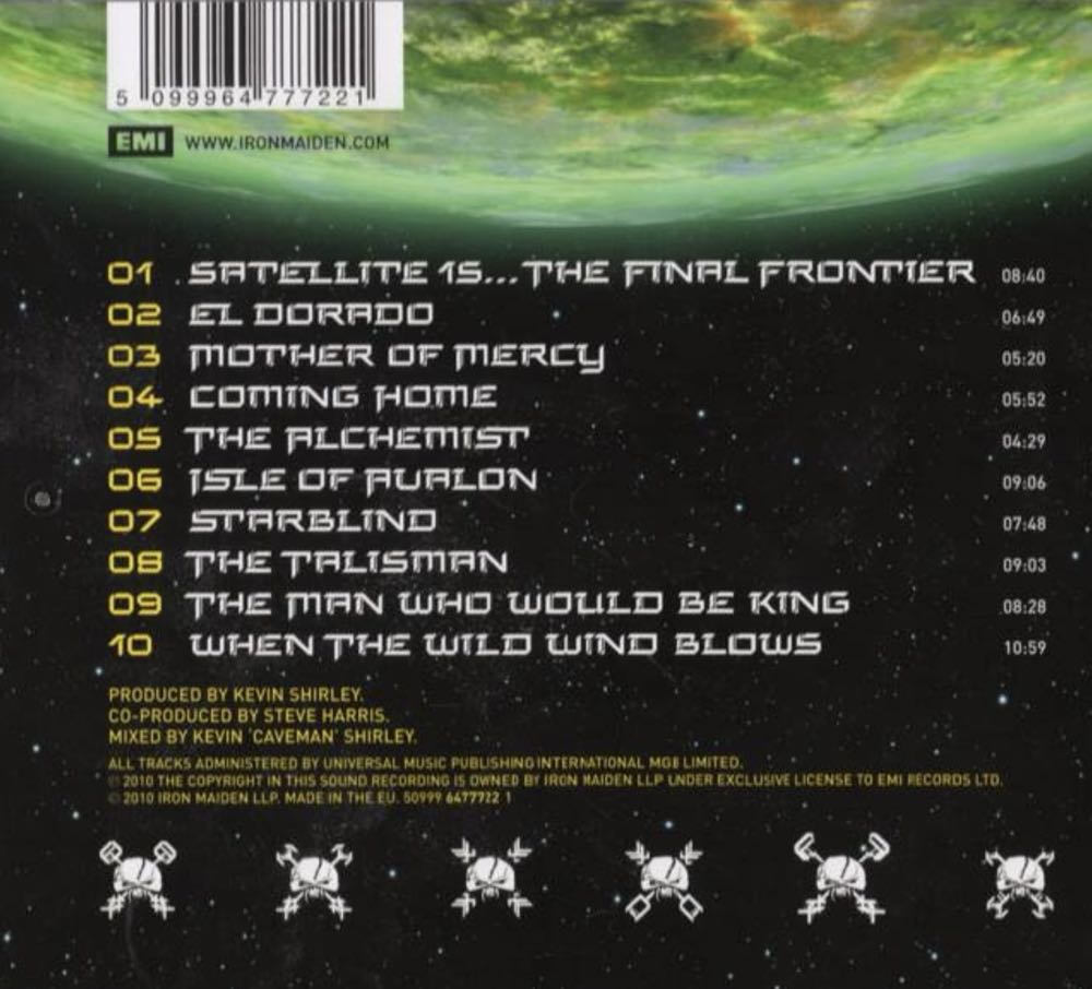 Final Frontier, The - Iron Maiden (CD) music collectible [Barcode 88697185] - Main Image 2
