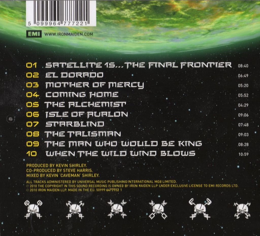 The Final Frontier (Mission Edition) - Iron Maiden (CD - 77) music collectible [Barcode 886977185625] - Main Image 2