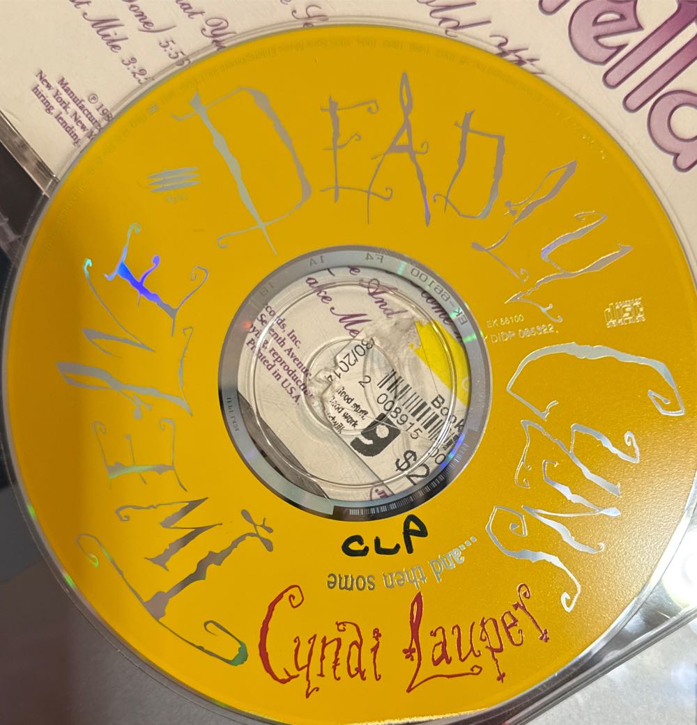 Twelve Deadly Cyns - Cyndi Lauper (CD - 57) music collectible [Barcode 074646610022] - Main Image 3