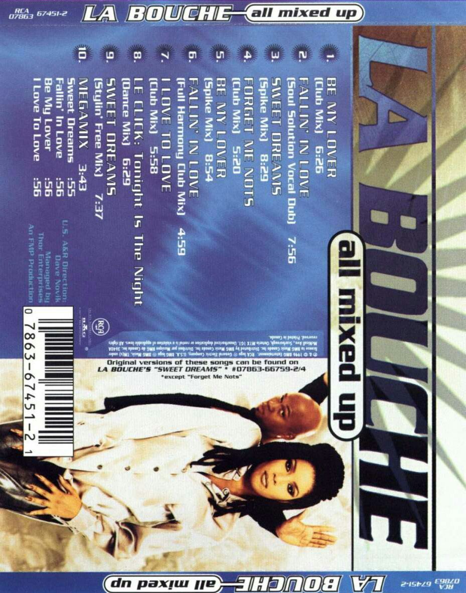 All Mixed Up - La Bouche (CD) music collectible [Barcode 078636745121] - Main Image 2