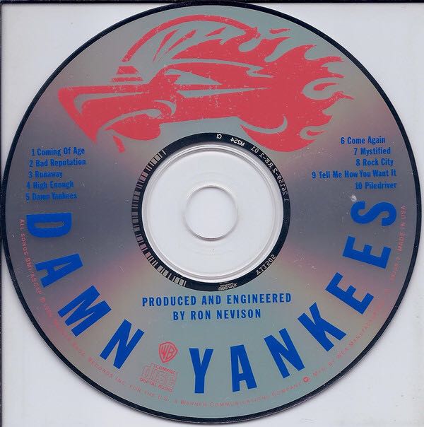 Damn Yankees - Damn Yankees (12” - 46) music collectible [Barcode 081227992804] - Main Image 4