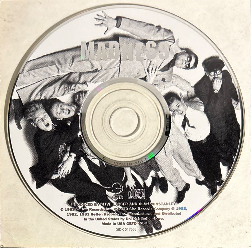 Madness - Madness (CD - 3913) music collectible [Barcode 720642400326] - Main Image 4