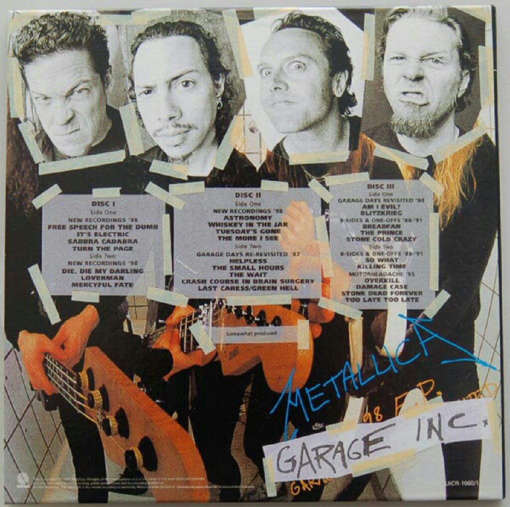Garage Inc. - Open Copy - Metallica (12” - 137) music collectible [Barcode 075596229913] - Main Image 2