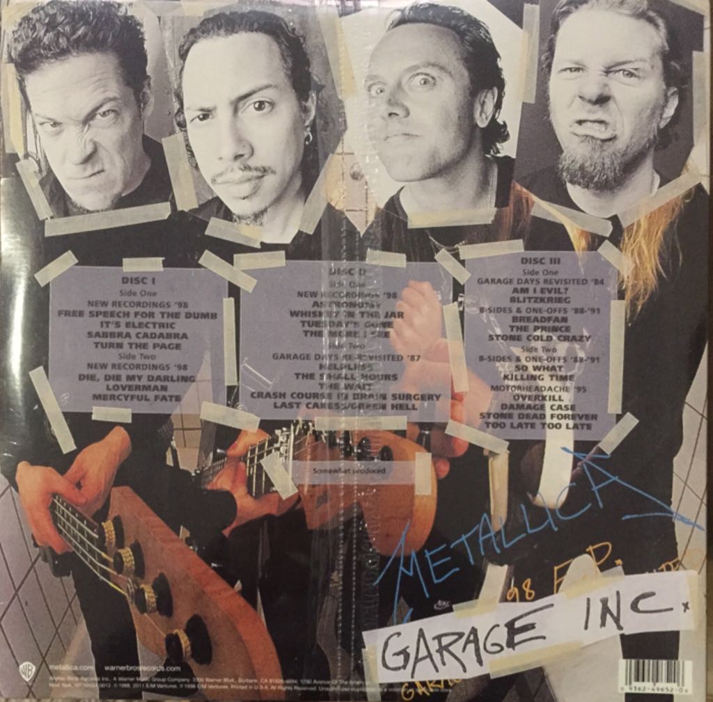 Garage Inc. - Metallica (12”) music collectible [Barcode 093624965206] - Main Image 2