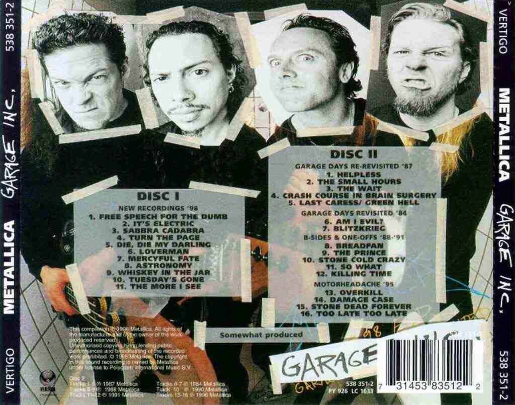 Garage INC. - Metallica (CD) music collectible - Main Image 2
