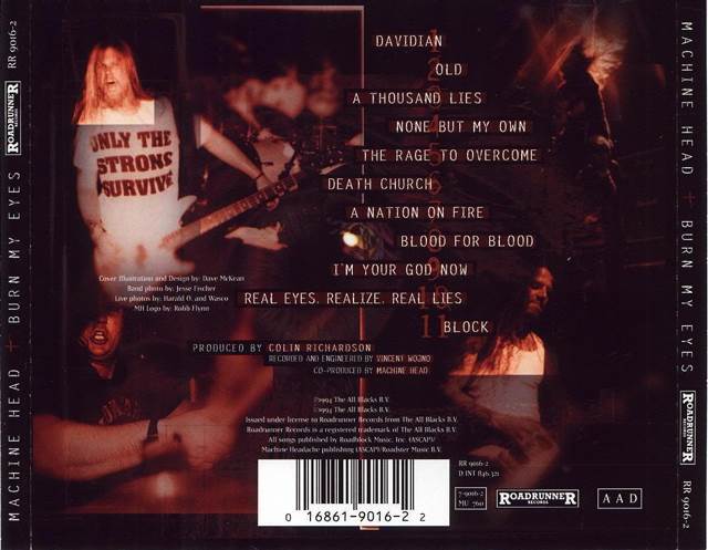 Burn My Eyes - Machine Head music collectible [Barcode 087100000260] - Main Image 2