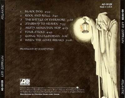 Led Zeppelin IV - Led Zeppelin (CD - 4234) music collectible [Barcode 075678263828] - Main Image 2
