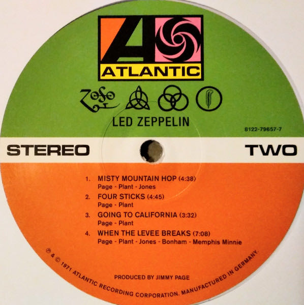 Led Zeppelin IV - Led Zeppelin (CD - 4234) music collectible [Barcode 075678263828] - Main Image 4