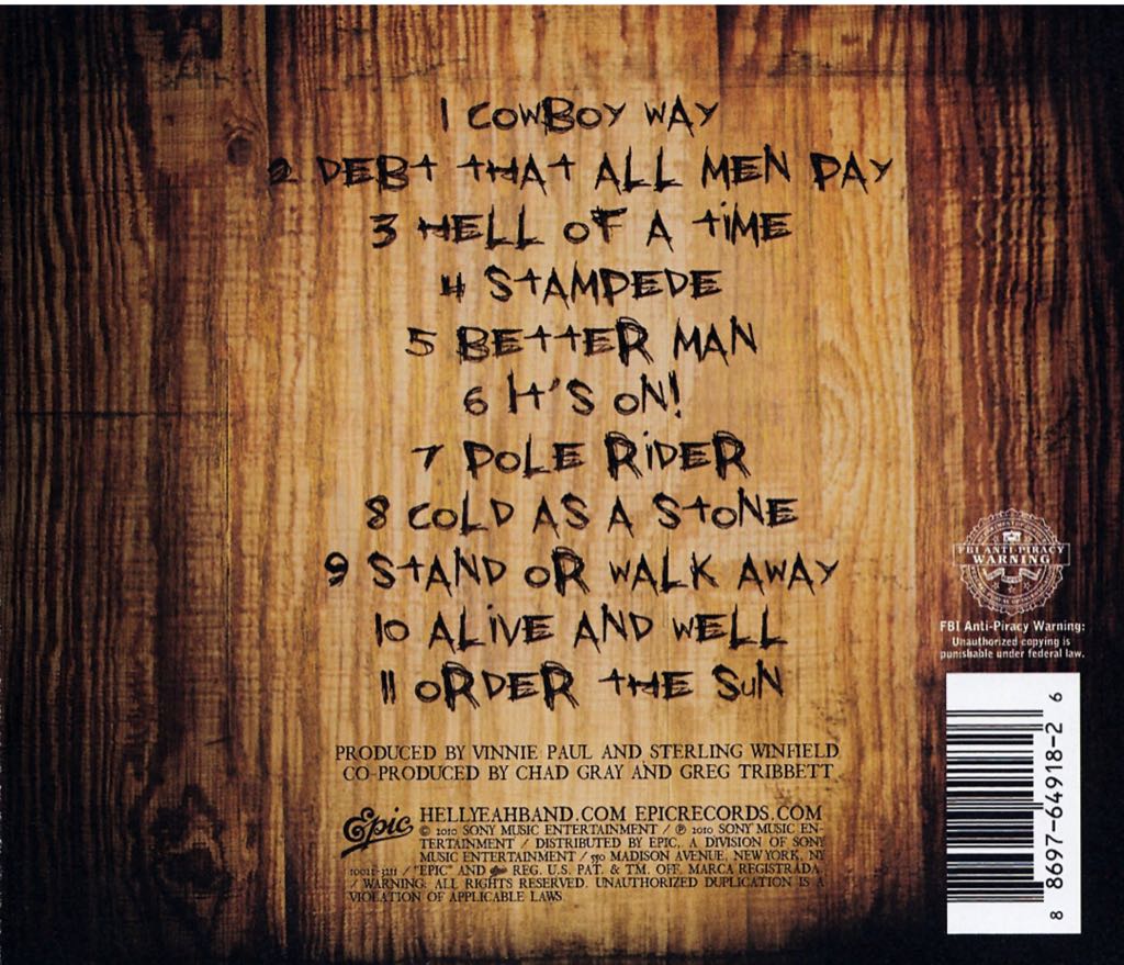 Stampede - Hellyeah (CD/DVD) music collectible [Barcode 886977220425] - Main Image 2