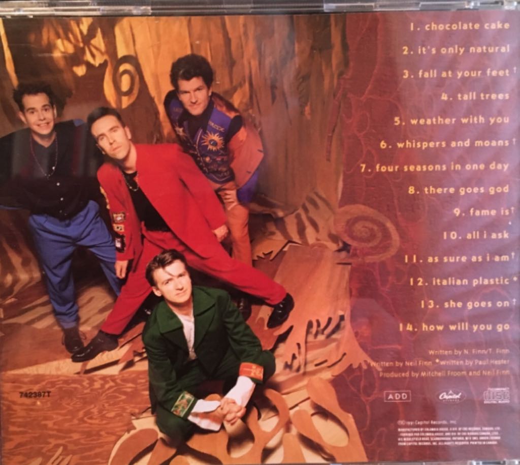 Woodface - Crowded House (CD) music collectible [Barcode 724382309826] - Main Image 2