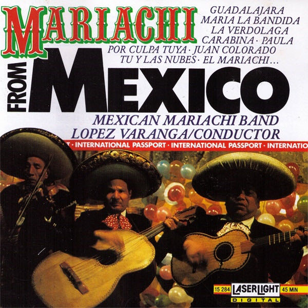Mariachi from Mexico - Mexican Mariachi Band (Lopez Varga) (CD) music collectible [Barcode 018111528429] - Main Image 2