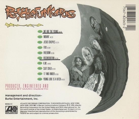 Psychefunkapus - Psychefunkapus (CD) music collectible [Barcode 7567820632] - Main Image 3