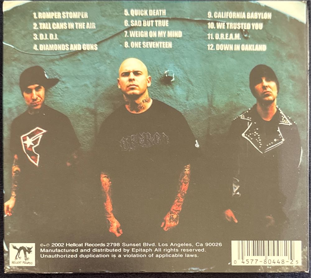 Transplants - Transplants (CD - 46) music collectible [Barcode 045778044825] - Main Image 2