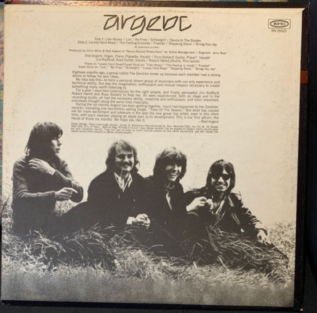 Argent - Argent (CD-R) music collectible - Main Image 2