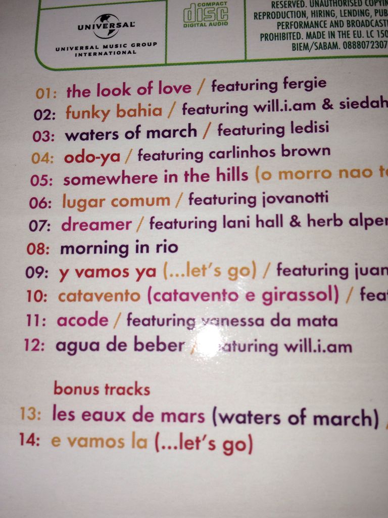 Encanto - Sergio Mendes music collectible [Barcode 888072307070] - Main Image 2