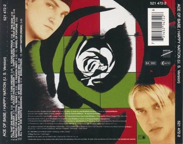 Happy Nation - Ace Of Base (CD) music collectible - Main Image 2