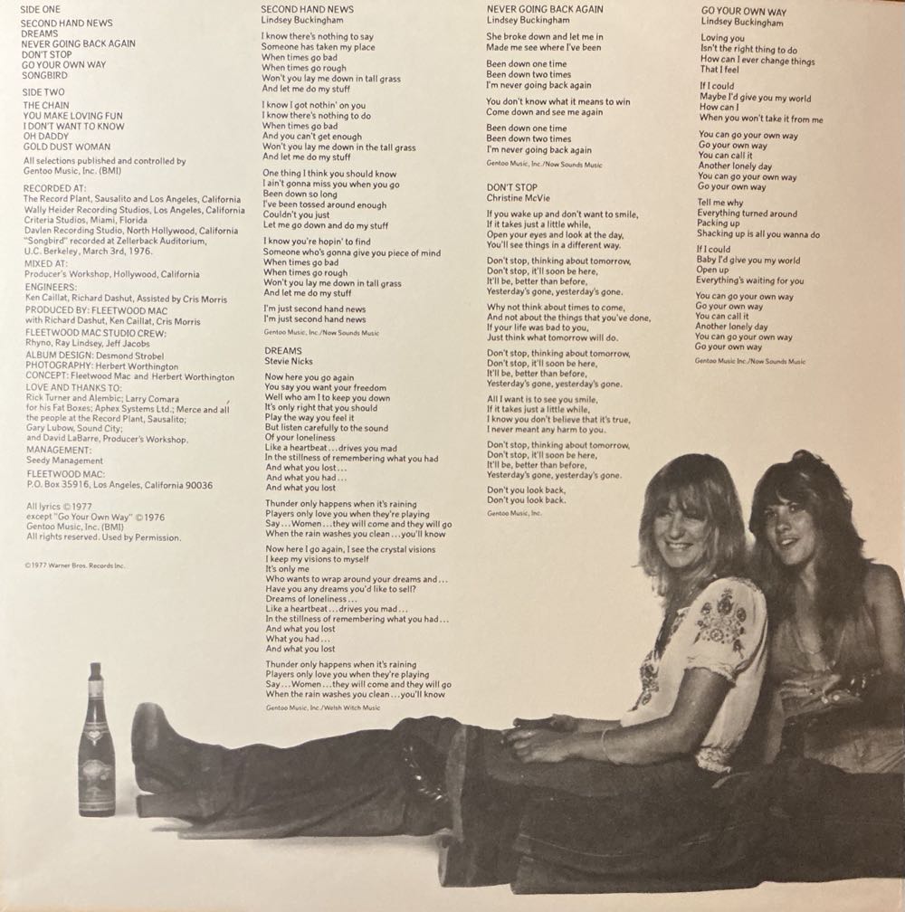 Rumours - Fleetwood Mac (12”) music collectible - Main Image 3