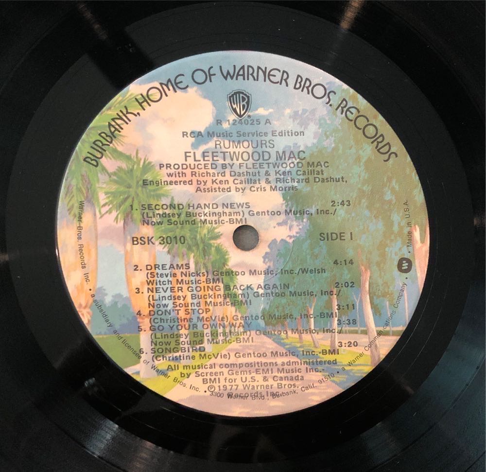 Rumours - Fleetwood Mac (12”) music collectible - Main Image 3