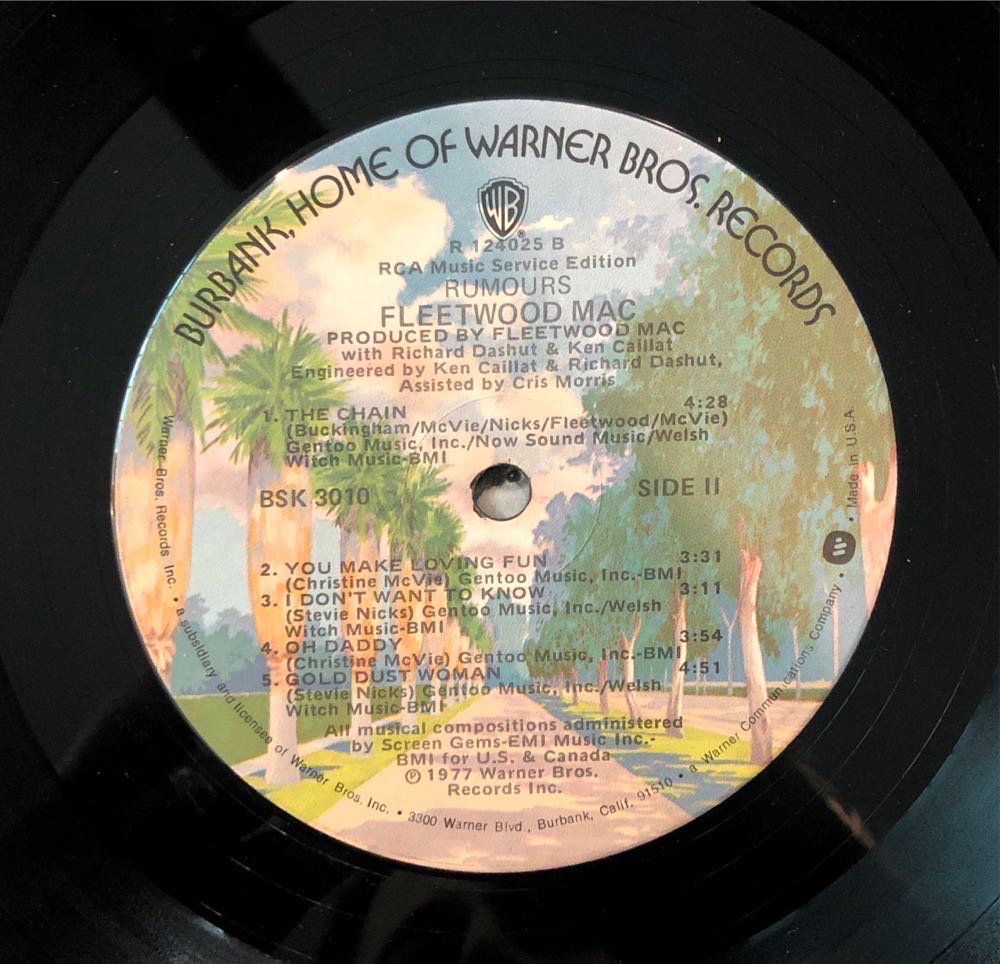 Rumours - Fleetwood Mac (12”) music collectible - Main Image 4