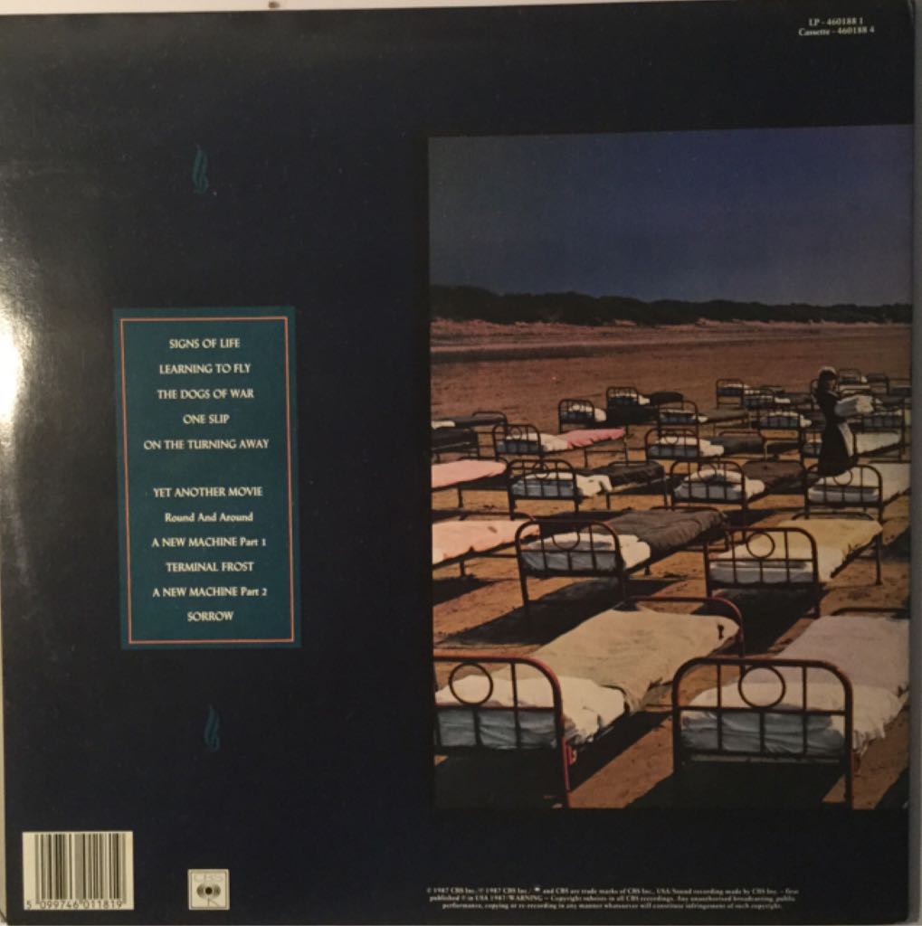 A Momentary Lapse Of Reason - Pink Floyd (12” - 50:57) music collectible [Barcode 5099746011819] - Main Image 2