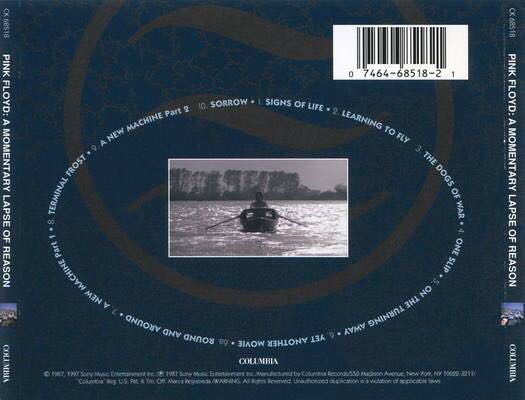 A Momentary Lapse Of Reason - Pink Floyd (CD) music collectible [Barcode 5099969515927] - Main Image 2
