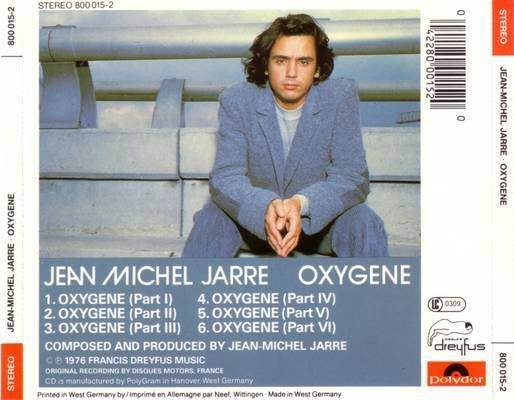 Oxygene - Jean Michel Jarre (CD - 3944) music collectible [Barcode 042280001520] - Main Image 2