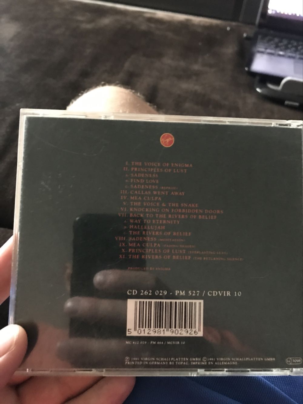 MCMXC a.D. - Enigma (MP3) music collectible [Barcode 5012981902926] - Main Image 2