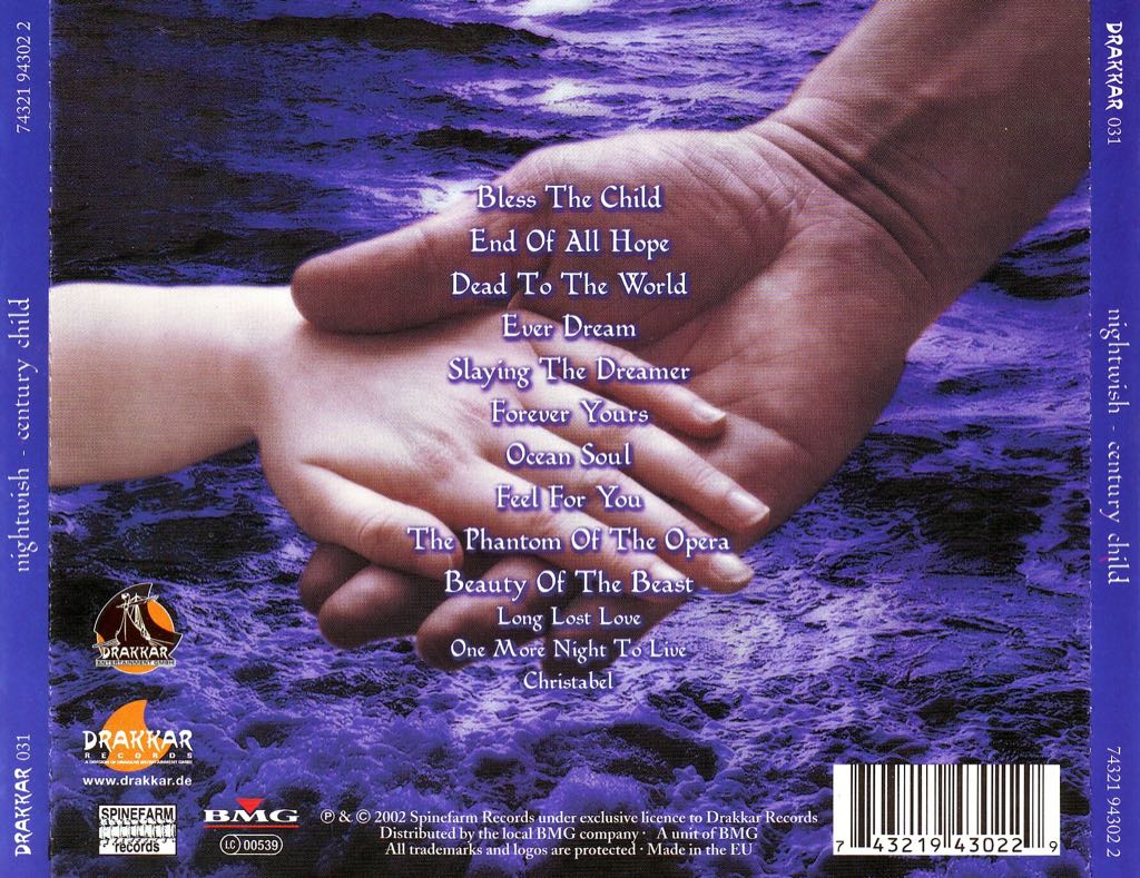 Century Child - Nightwish (CD) music collectible [Barcode 743219430229] - Main Image 2