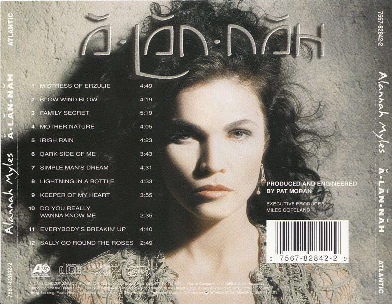 A-Lan-Nah - Myles, Alannah (CD) music collectible [Barcode 777499277236] - Main Image 2