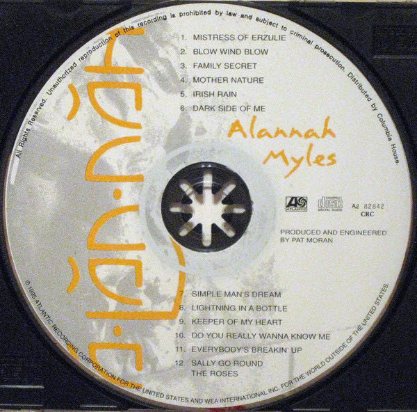 A-Lan-Nah - Myles, Alannah (CD) music collectible [Barcode 777499277236] - Main Image 3