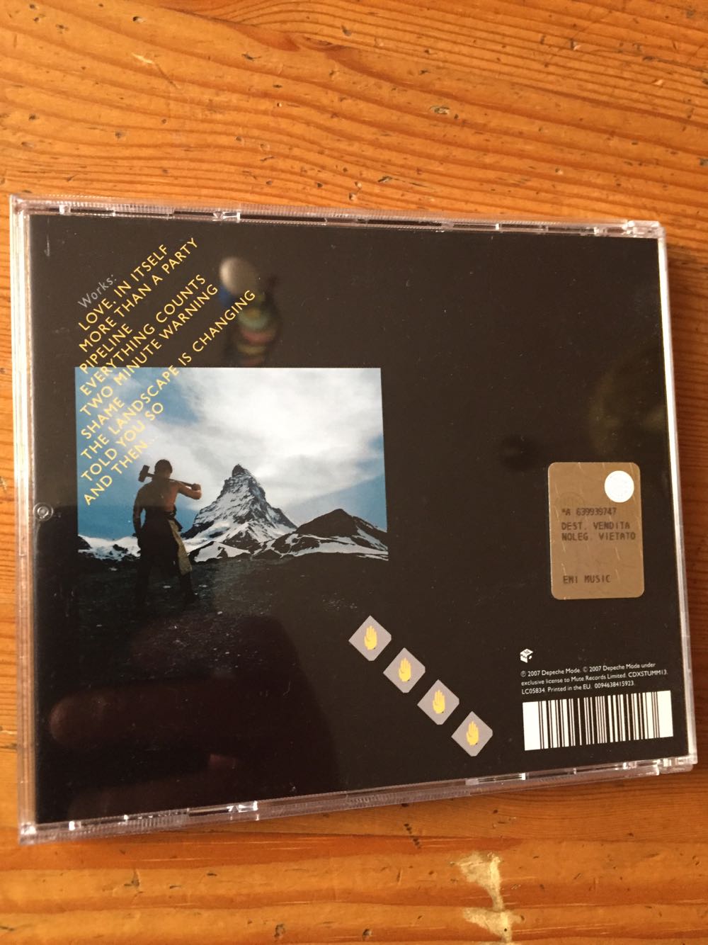 3-Construction Time Again - Depeche Mode (CD) music collectible [Barcode 094638415923] - Main Image 4