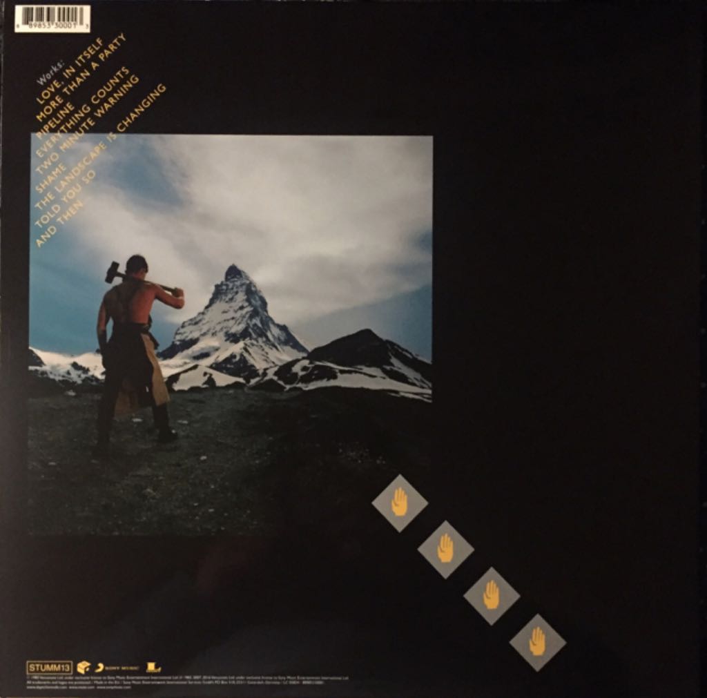 Construction Time Again - Depeche Mode (12”) music collectible [Barcode 889853300013] - Main Image 2