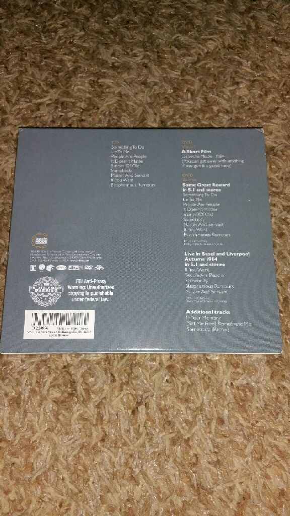 Some Great Reward - Depeche Mode (12”) music collectible [Barcode 081227960841] - Main Image 2