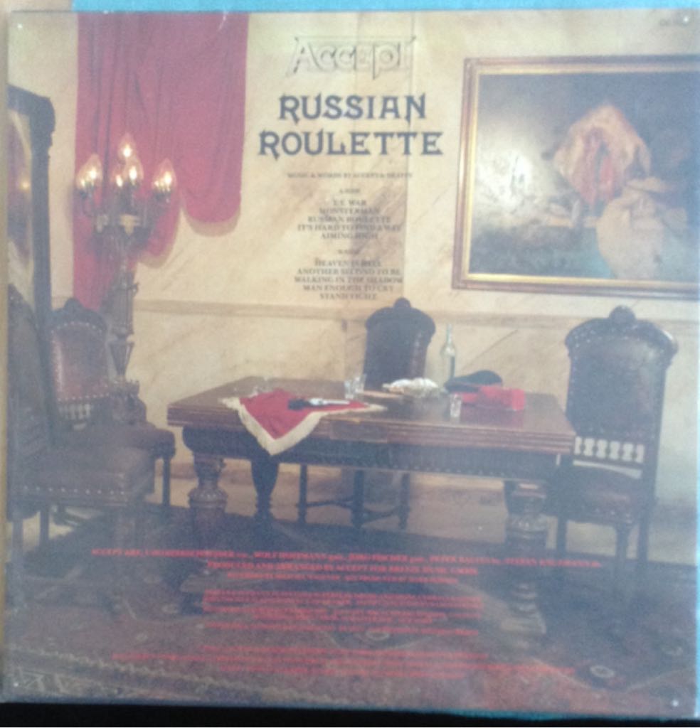 Russian Roulette - Accept music collectible [Barcode 0035627097218] - Main Image 2