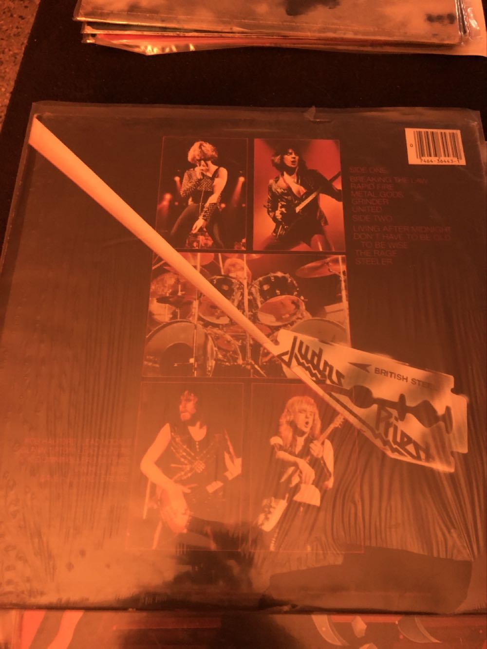 British Steel - Judas Priest (12” - 36) music collectible [Barcode 074643644310] - Main Image 2