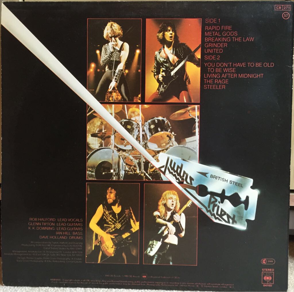 British Steel - Judas Priest (12”) music collectible - Main Image 2