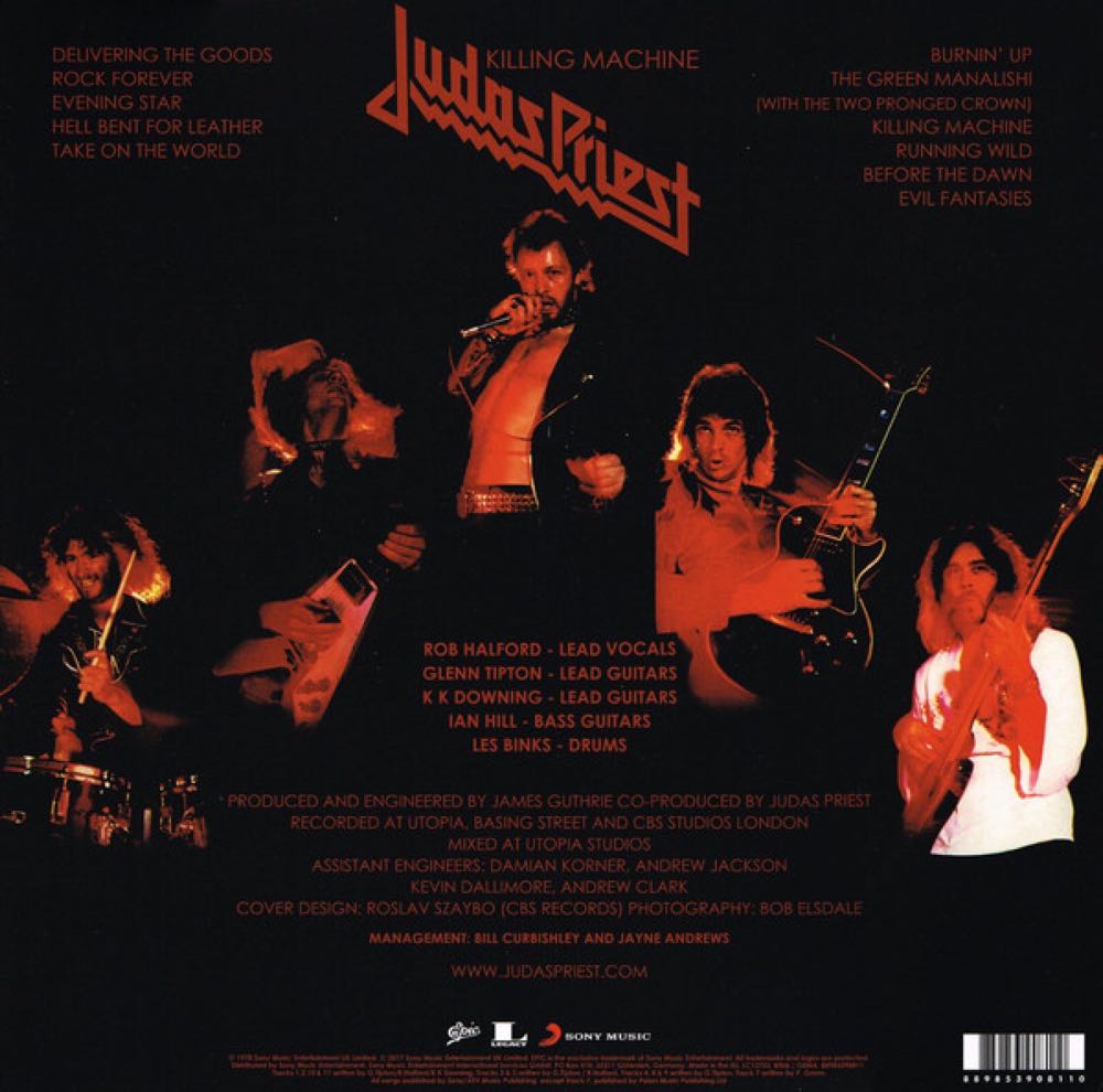 Killing Machine - Judas Priest (CD - 46) music collectible [Barcode 5099703221824] - Main Image 2