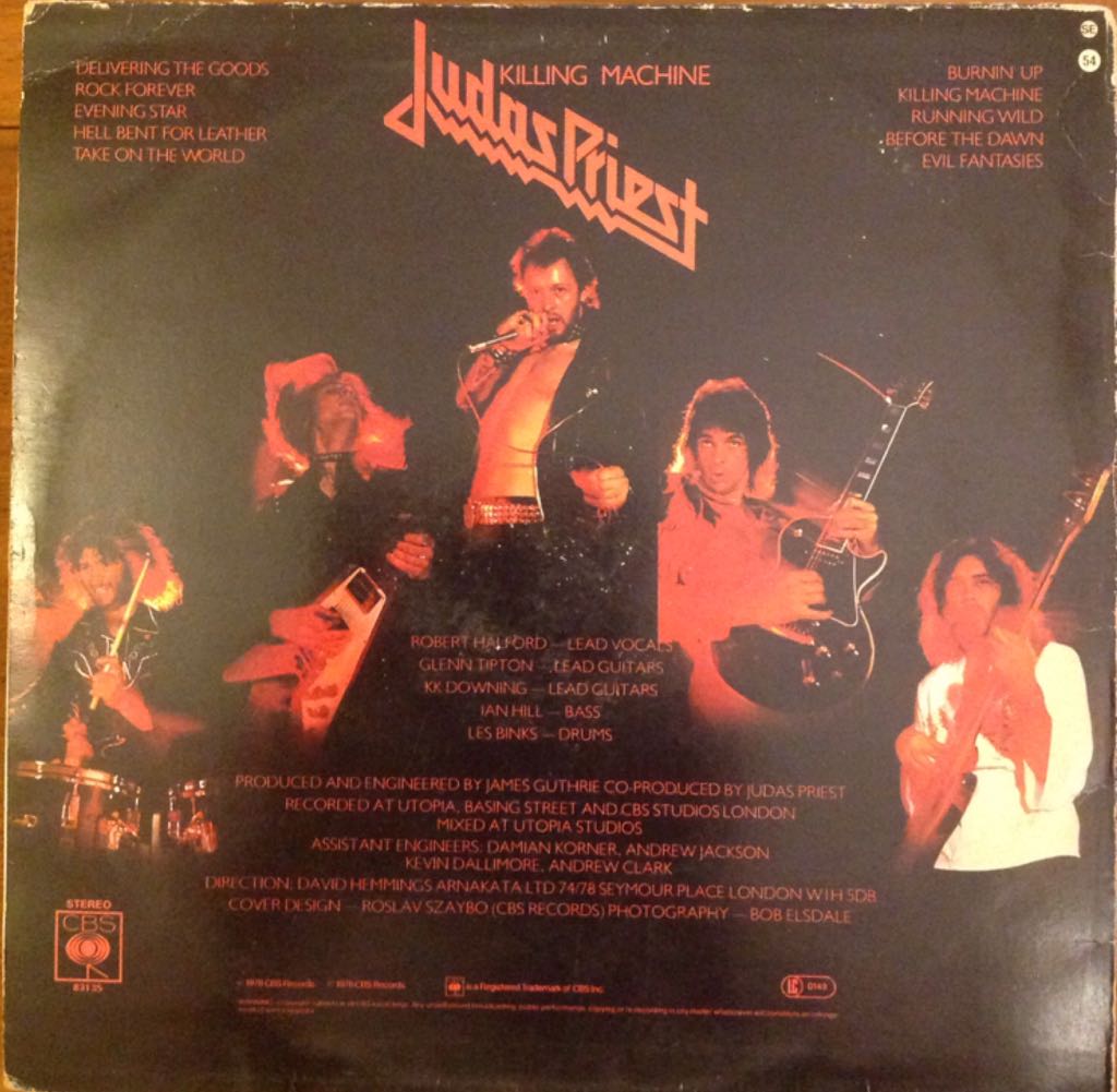 Killing Machine - Judas Priest (12”) music collectible - Main Image 2