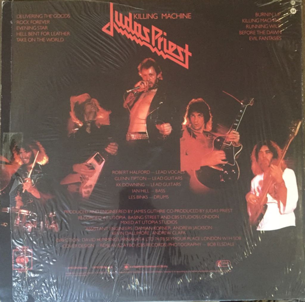 Killing Machine - Judas Priest (12” - 35) music collectible - Main Image 2