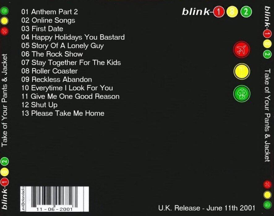 Take Off Your Pants And Jacket - Blink 182 music collectible - Main Image 2
